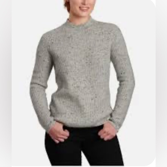 NWT Kuhl Ida Merino‎ blend sweater black/speckle XS - Picture 8 of 8